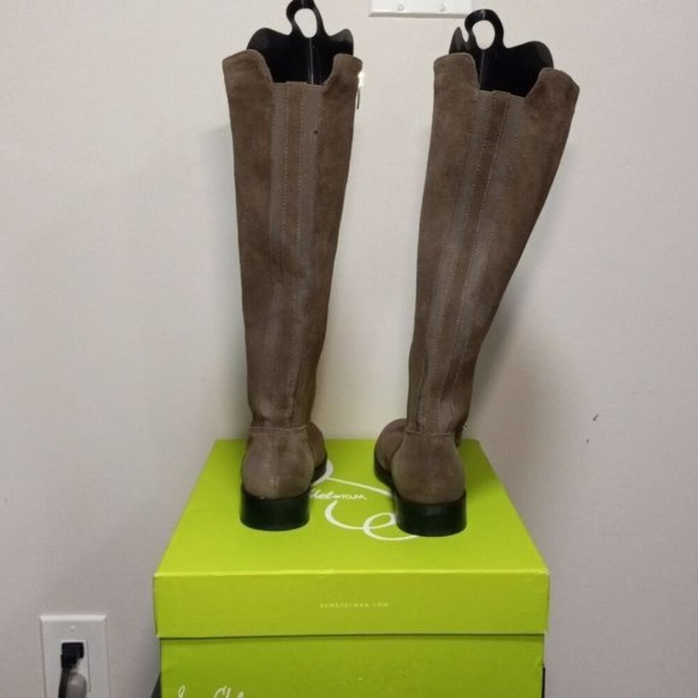 Mark Fisher Qmsecrit Studded Western Prairie Suede High Equestrian Boots 6M - Picture 8 of 14